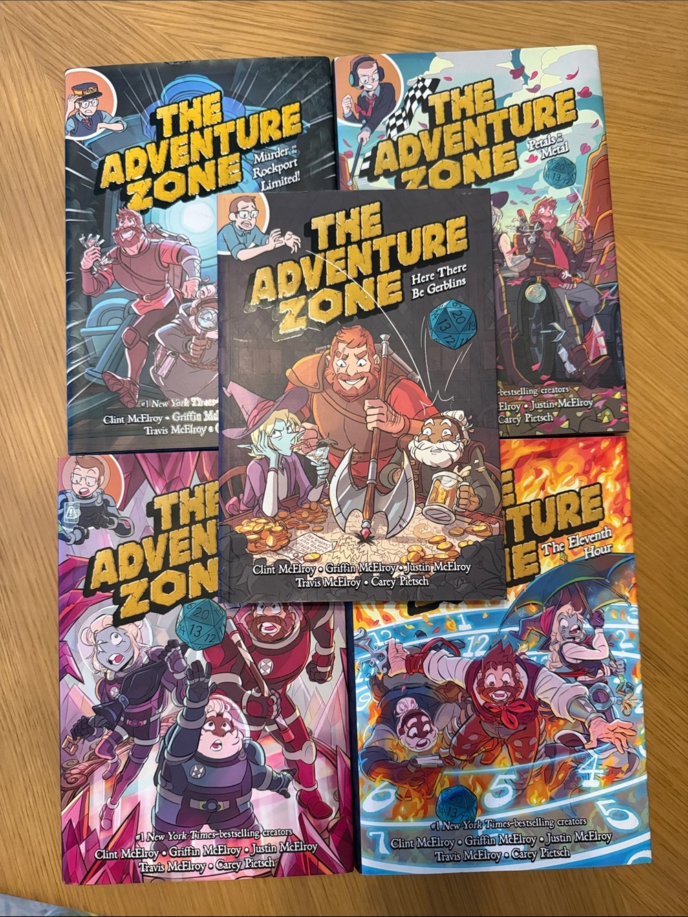 The Adventure Zone Book Set - 1-5 new